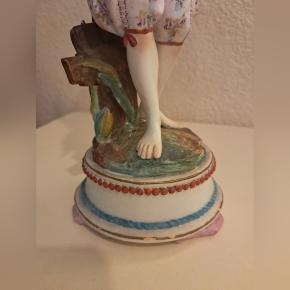 Rare Gille Jeune 19TH Century French Bisque Porcelain Ornamental male figure - Picture 8 of 16
